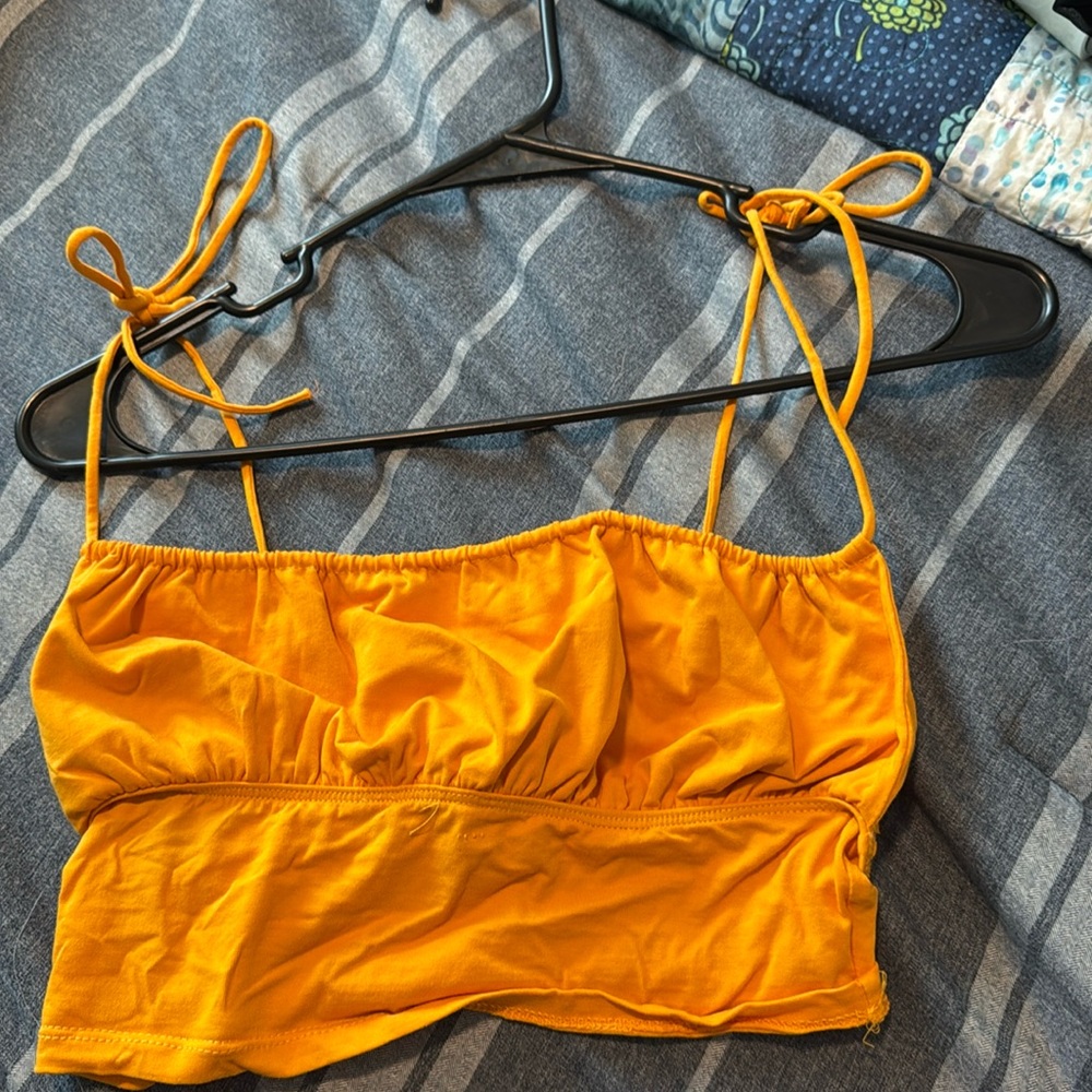 Princess Polly Orange Crop Top